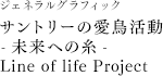 ジェネラルグラフィック「サントリー愛鳥活動 Line of life Project」