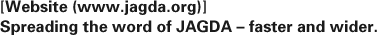[Website (www.jagda.org)] Spreading the word of JAGDA – faster and wider.